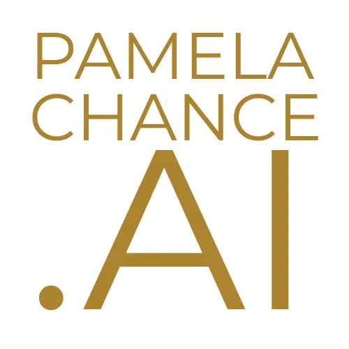 Pamela Chance AI circular logo for Knowledge Monetization Catalyst
