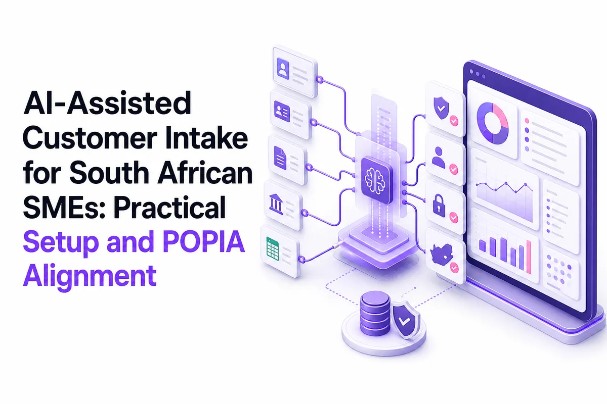 AI-Assisted Customer Intake for South African SMEs: Practical Setup and POPIA Alignment