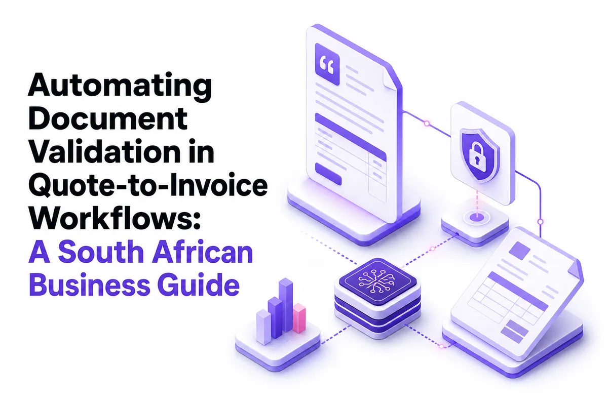 Automating Document Validation in Quote-to-Invoice Workflows: A South African Business Guide