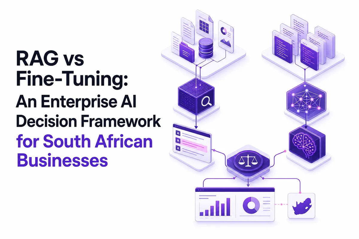 RAG vs Fine-Tuning: An Enterprise AI Decision Framework for South African Businesses