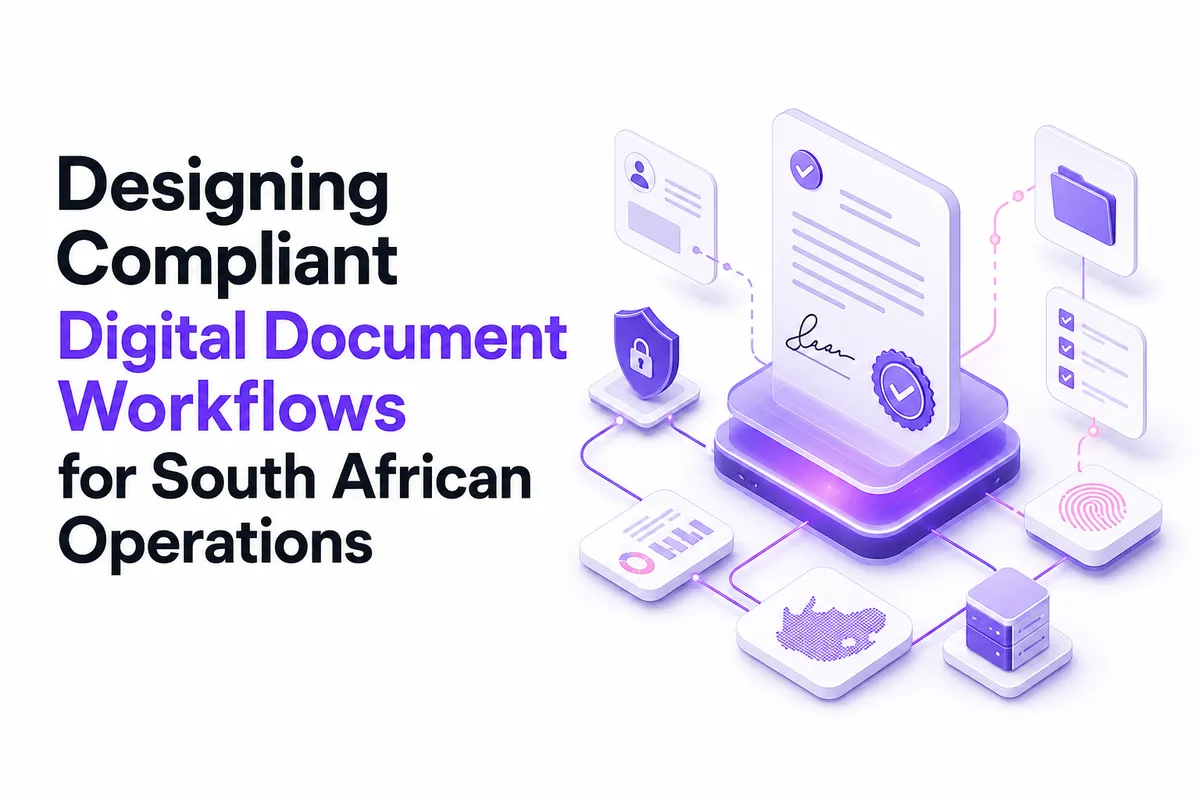 Designing Compliant Digital Document Workflows for South African Operations