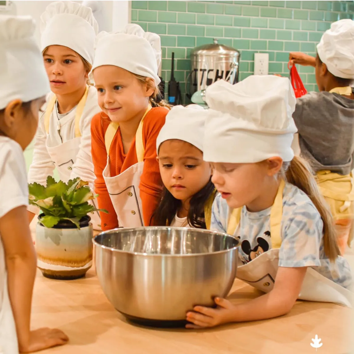 Kids hands-on cooking indoor classroom McKinney TX