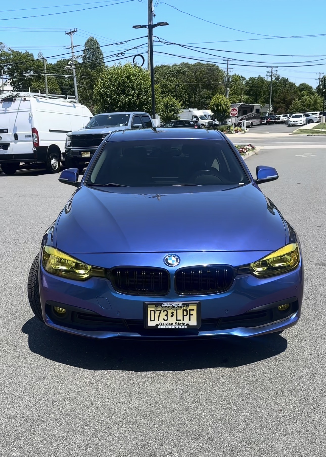 Still image of completed wrap on BMW as installed by technicians at Distinctive Car Toyz in Egg Harbor Township, NJ