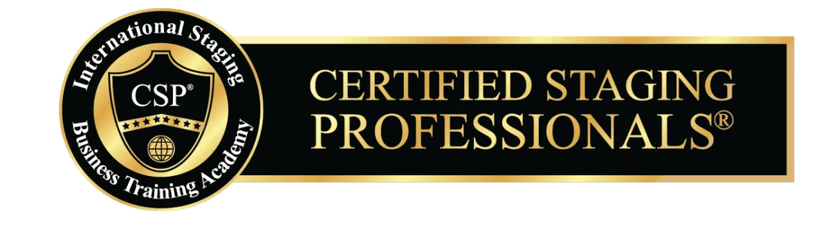 Certified Staging Professionals membership logo home staging certification and industry expertise