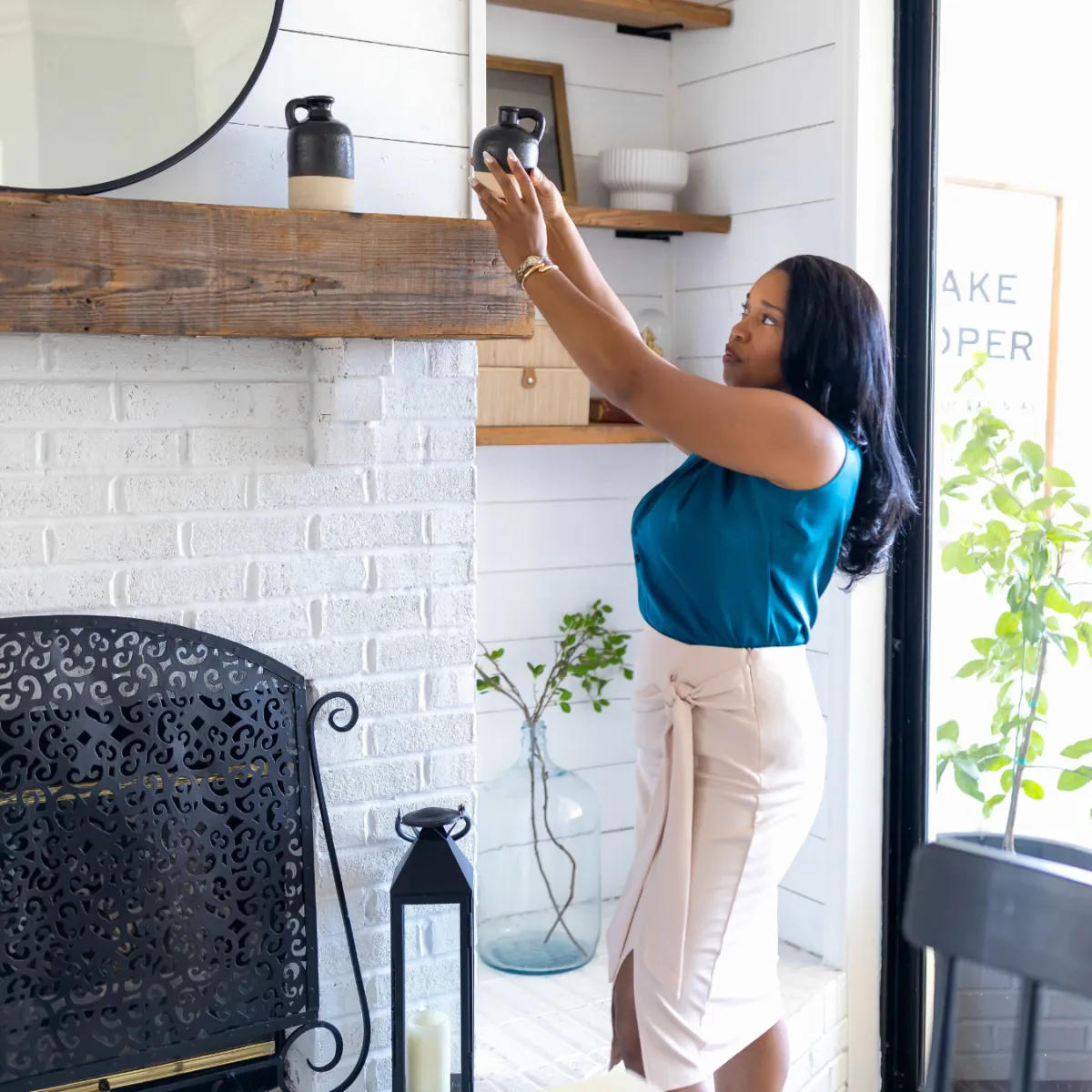 pet friendly home design Orlando built-in pet station and storage for short term rental guests