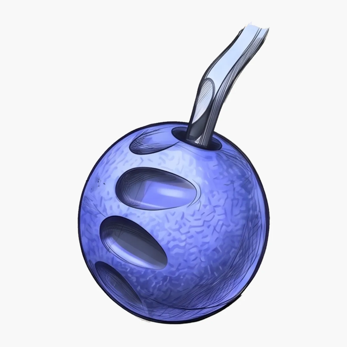 Child holding the ergonomic dental aid