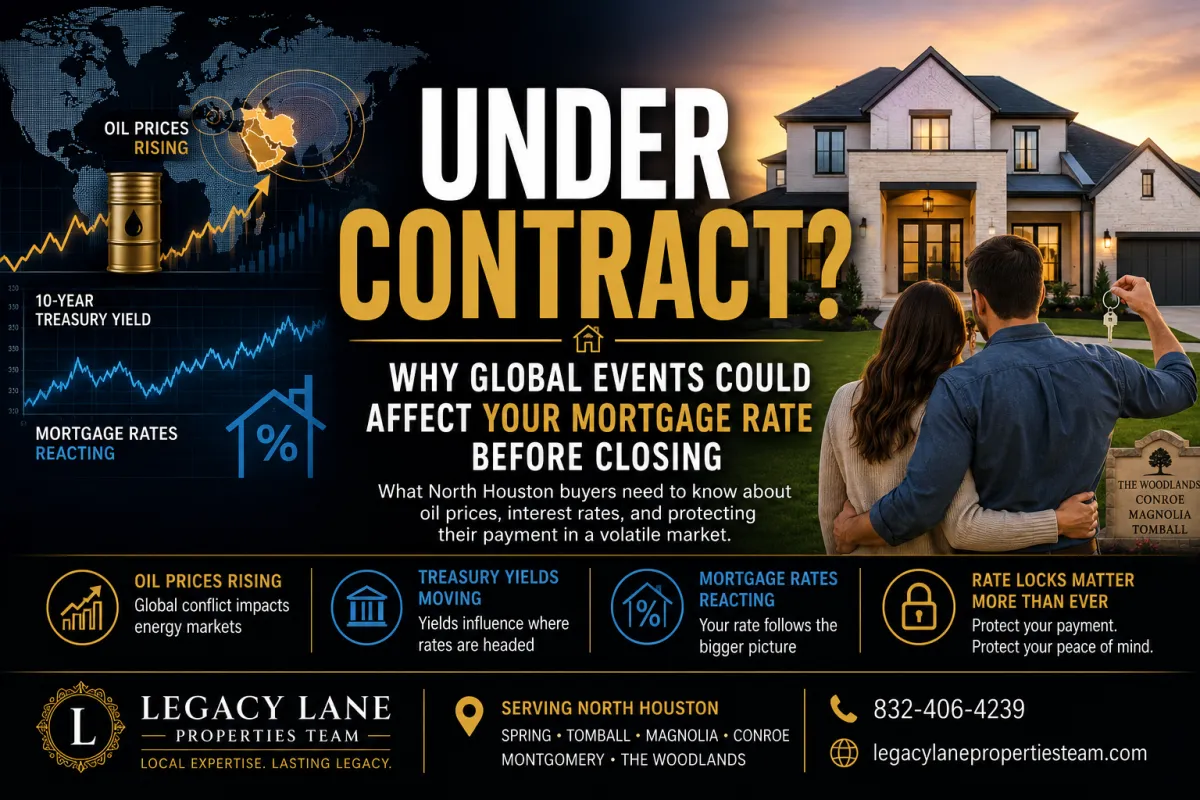 What North Houston buyers need to know about oil prices, interest rates, and protecting their payment in a volatile market.