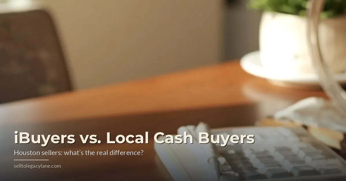 iBuyers vs. Local Cash Buyers in Houston | Legacy Lane