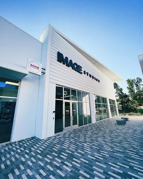 Exterior of a modern boutique HaloSuites studio in St Augustine, FL