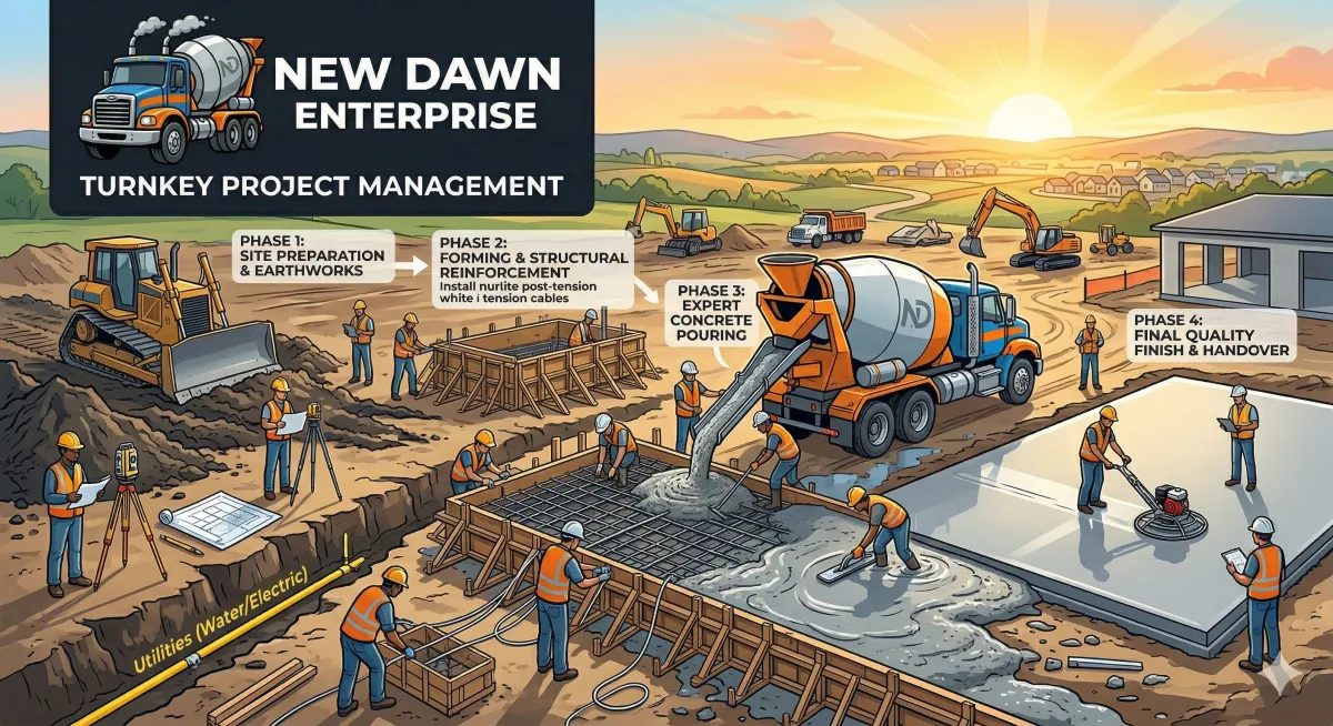 Modern bridge reflected in calm water at dusk