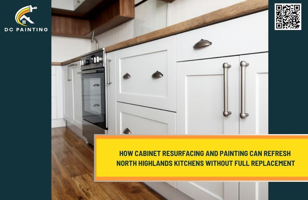 How Cabinet Resurfacing and Painting Can Refresh North Highlands Kitchens Without Full Replacement