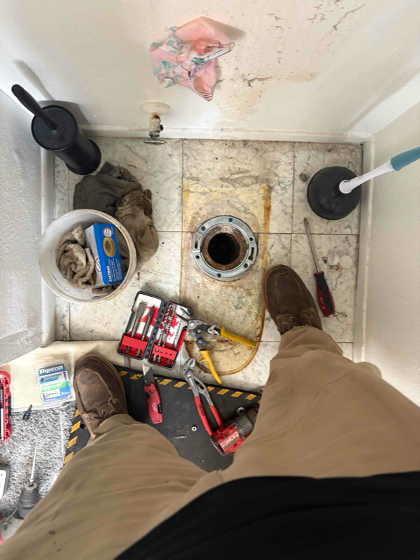 High-efficiency trenchless sewer line replacement completed in Fresno, CA near the River Park commercial area.