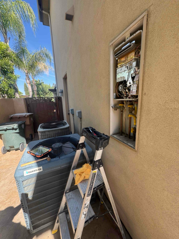 Advanced hydro-jetting equipment clearing a blocked main sewer line for a property in Lamont, CA.