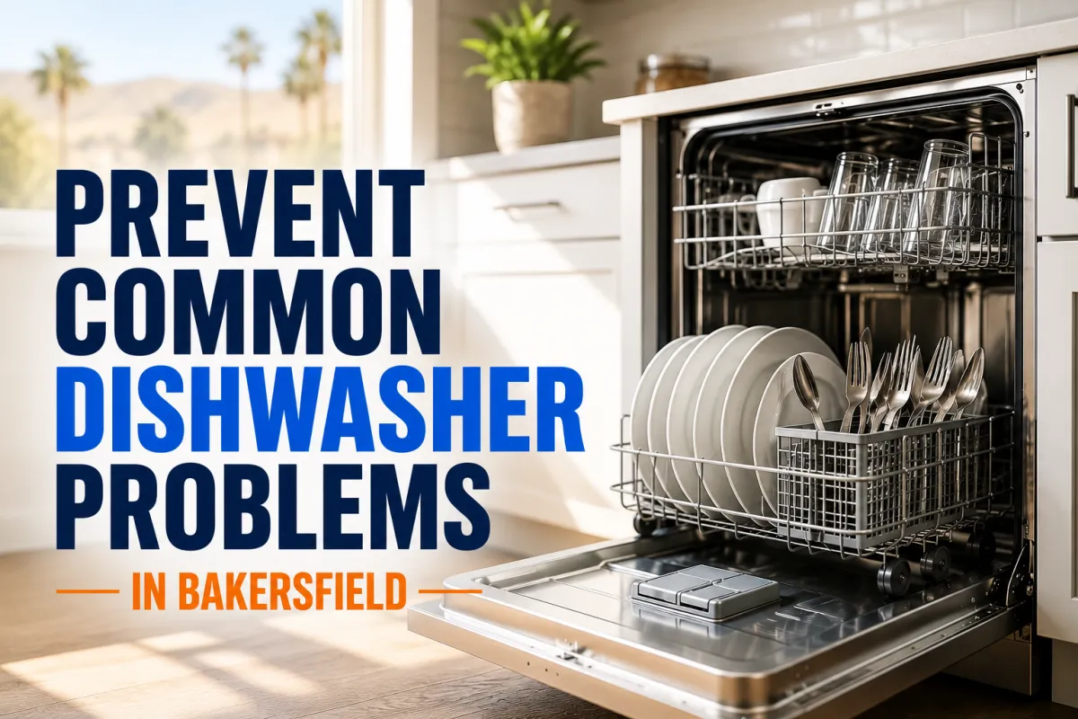 Prevent Common Dishwasher Problems in Bakersfield