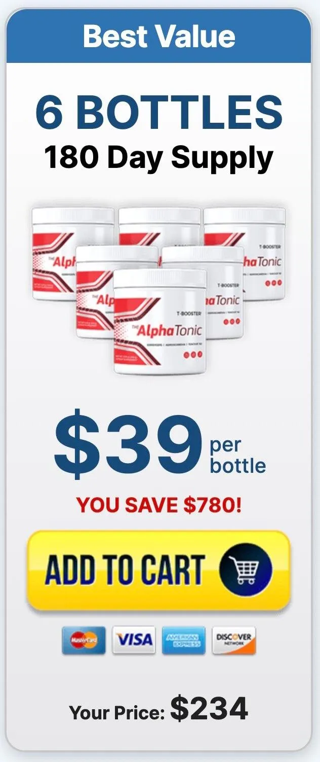 alpha tonic 6 bottles