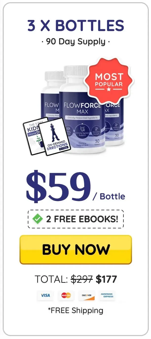 FlowForce Max™ $59/bottle
