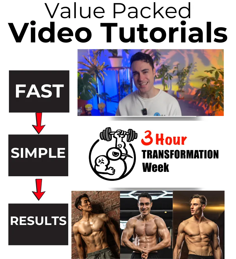 Easy simple easy to follow video tutorials