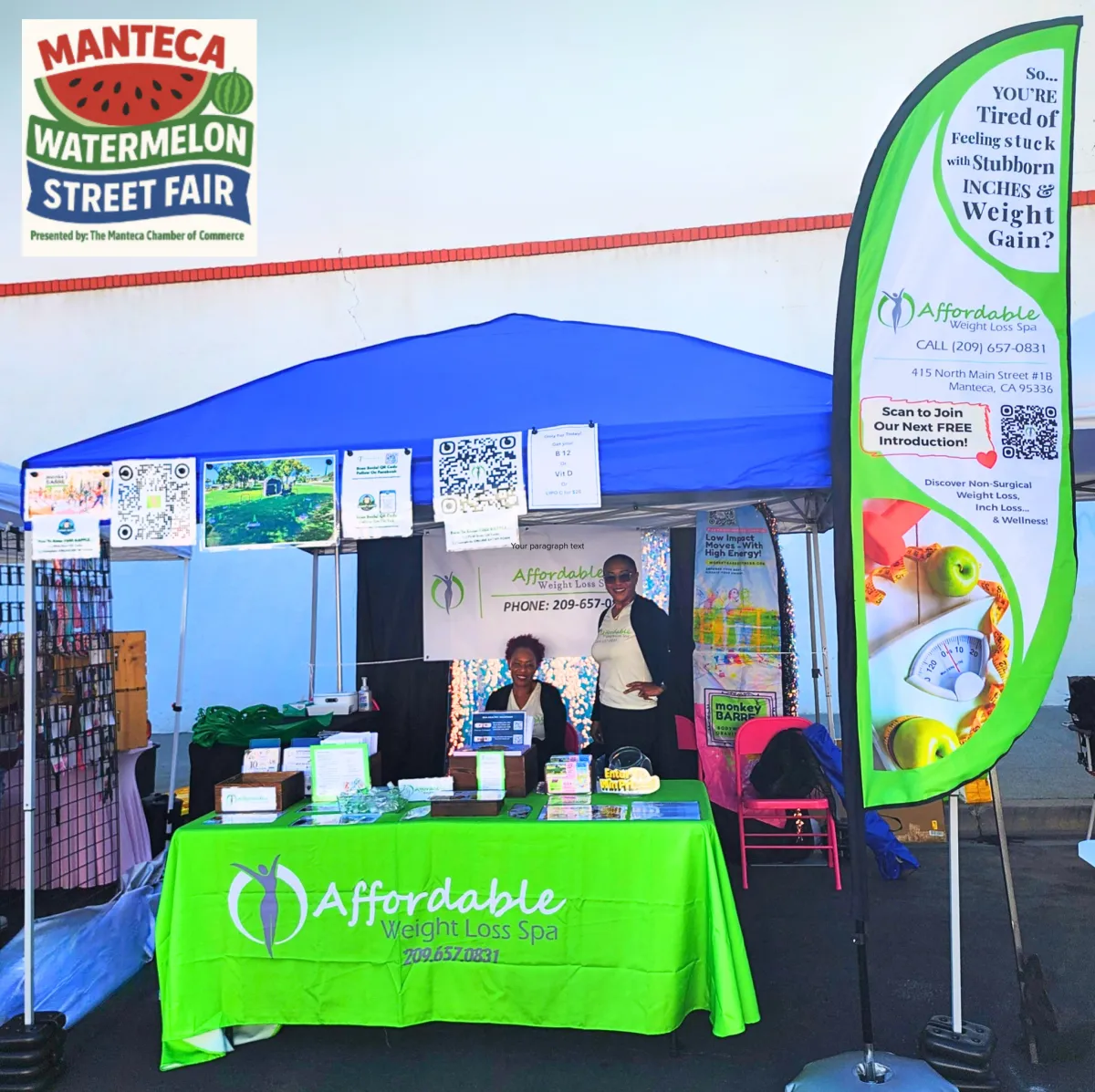 Affordable Weight Loss Spa at the Manteca Watermelon Street Fair