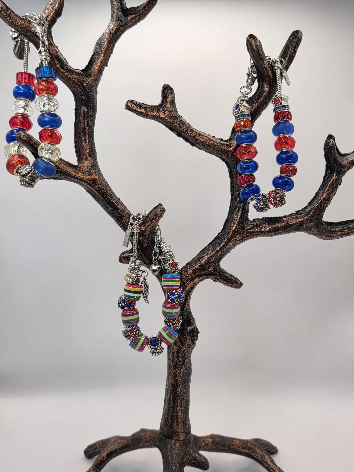 American Indigenous Heritage Collection bracelet group: Wildberry Ember, American Elderberry and Ancient Wild Maize