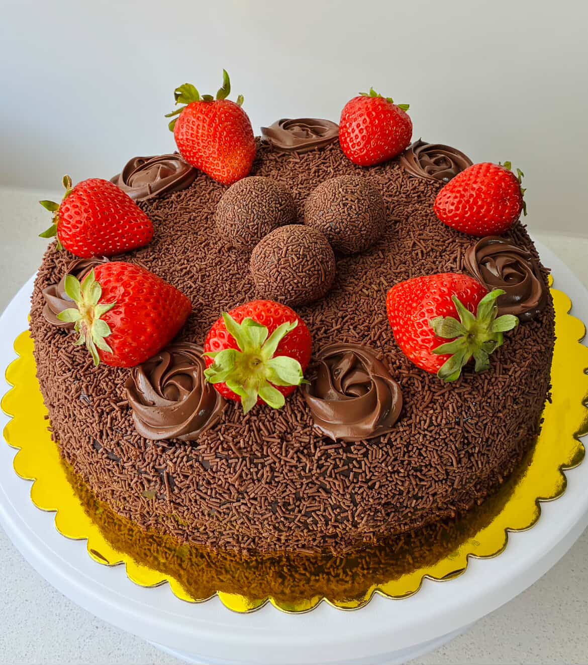 Custom Birthday Cake Strawberry Chocolate Delivery Gold Coast