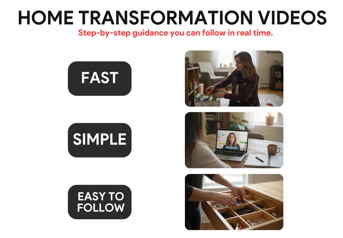 Easy simple easy to follow video tutorials