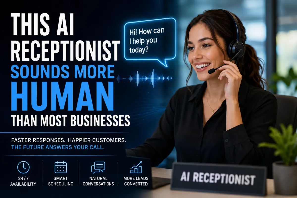 This AI Receptionist Sounds More Human Than Most Businesses
