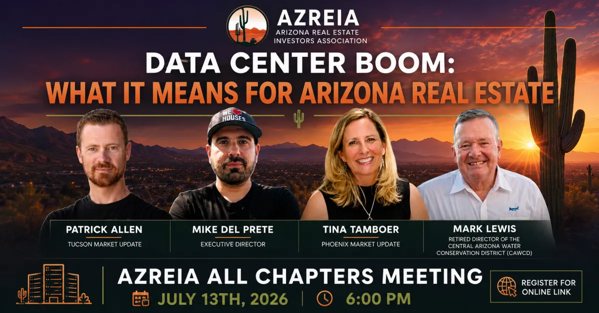 Data Center Boom - AZREIA All Chapters Meeting flyer
