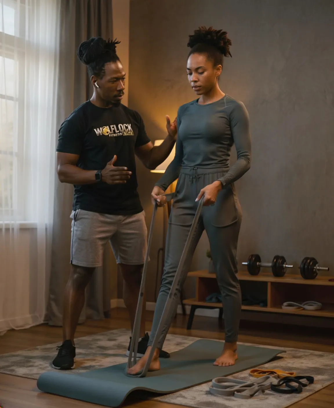 man lifting barbell on back inside gym