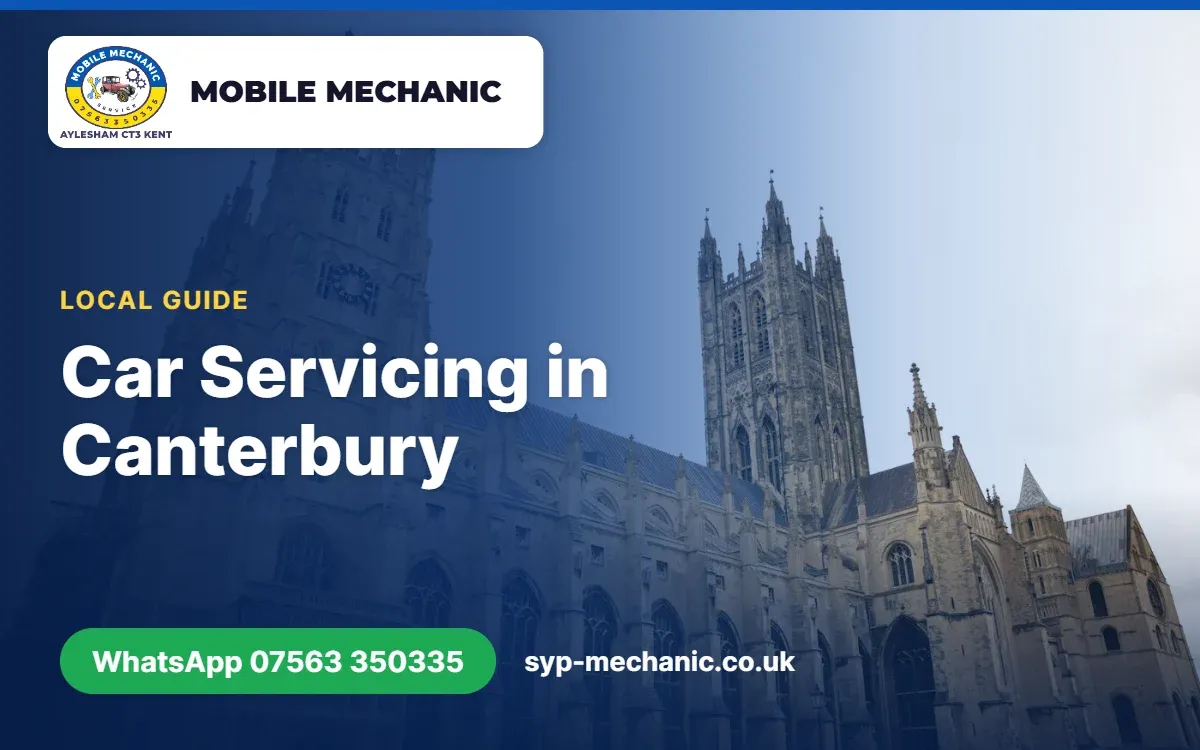 Car Servicing in Canterbury at Your Home or Work