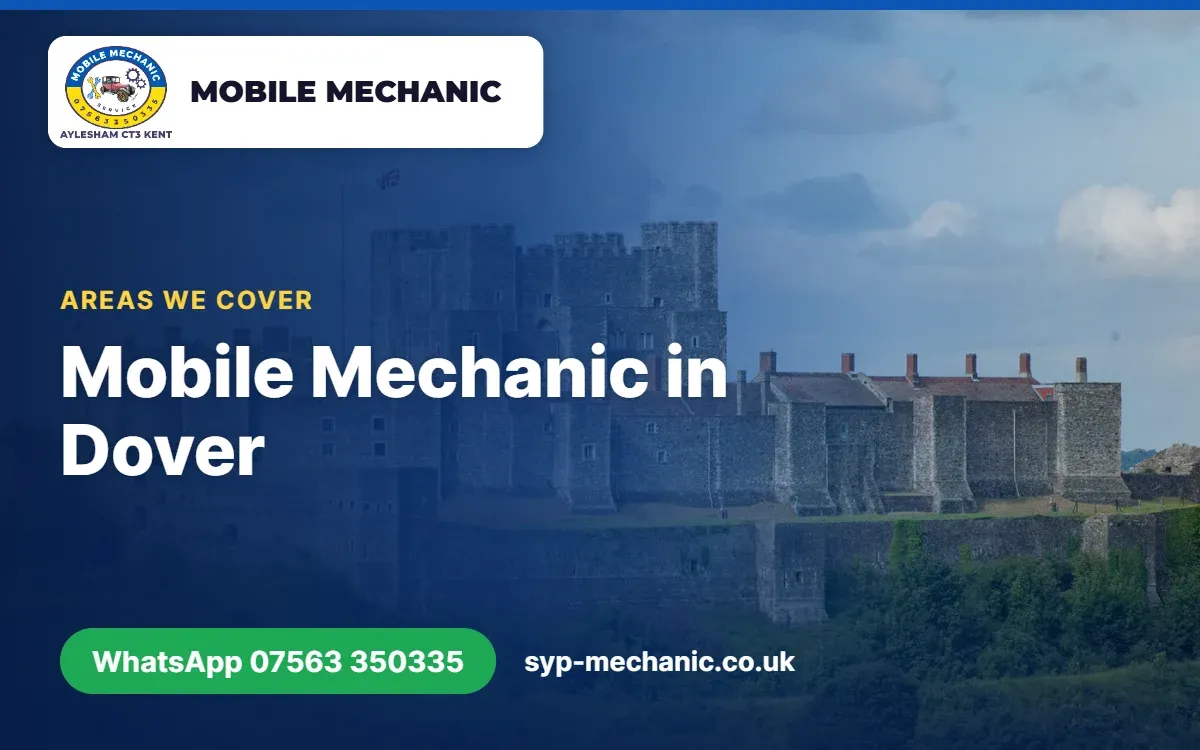 Historic castle on a hilltop with the title Mobile Mechanic in Dover, SYP Mechanic Kent