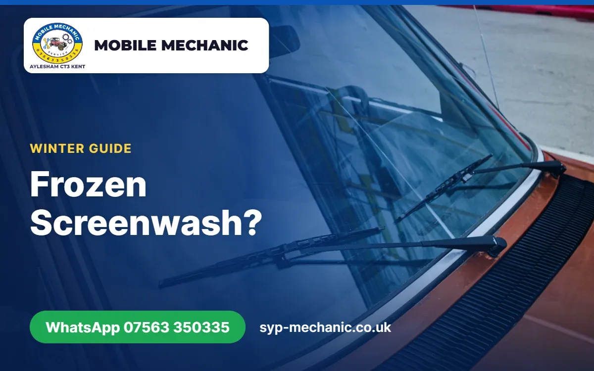 Frozen Screenwash and Washer Jets: Winter Fixes