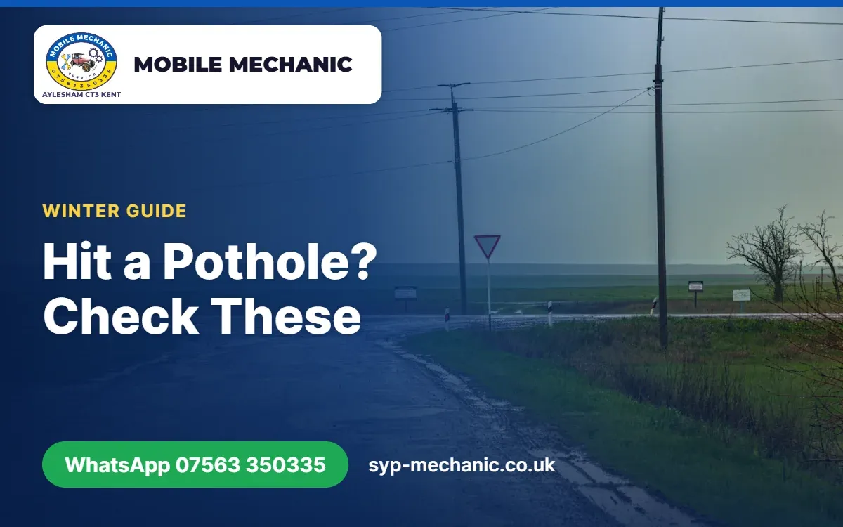 After a Pothole: Suspension, Tracking and Tyre Checks