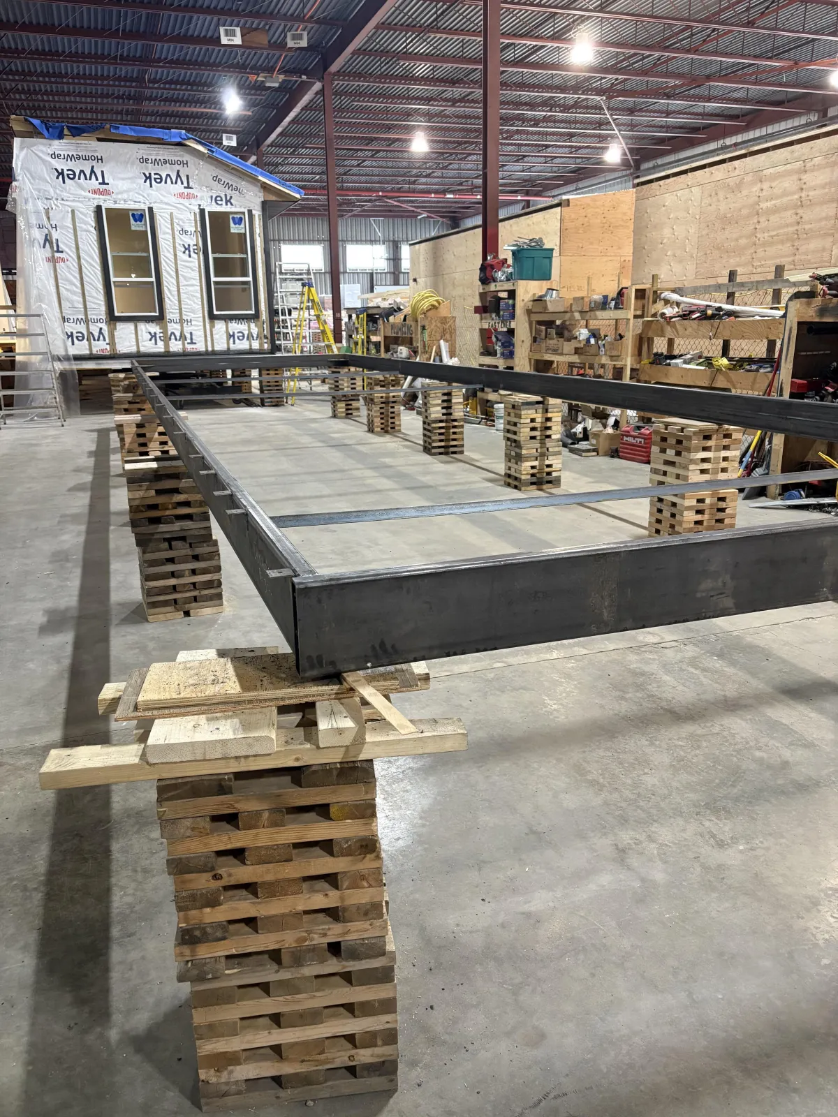 Vernon mobile home steel frame - custom welding & fabrication