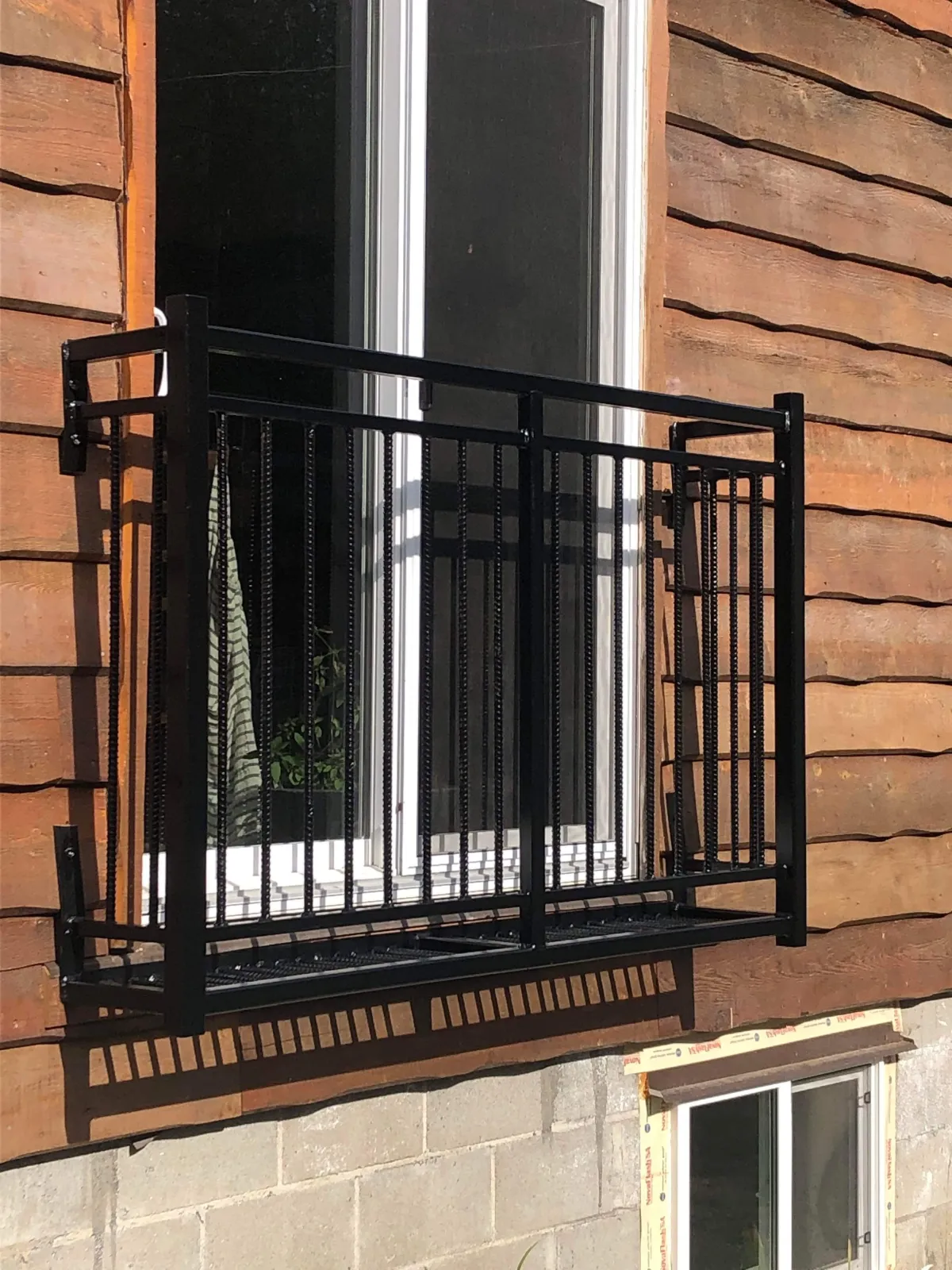 Vernon custom Juliet Balcony - metal railing fabrication & welding