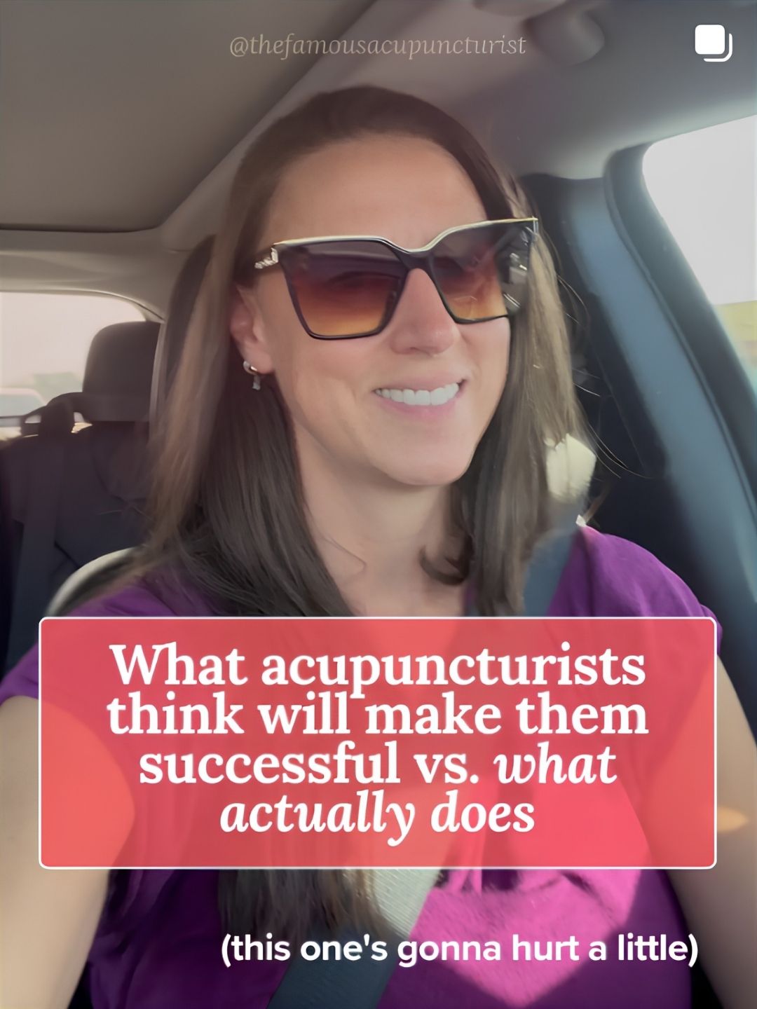 lindsay long IG post - what acupuncturist think