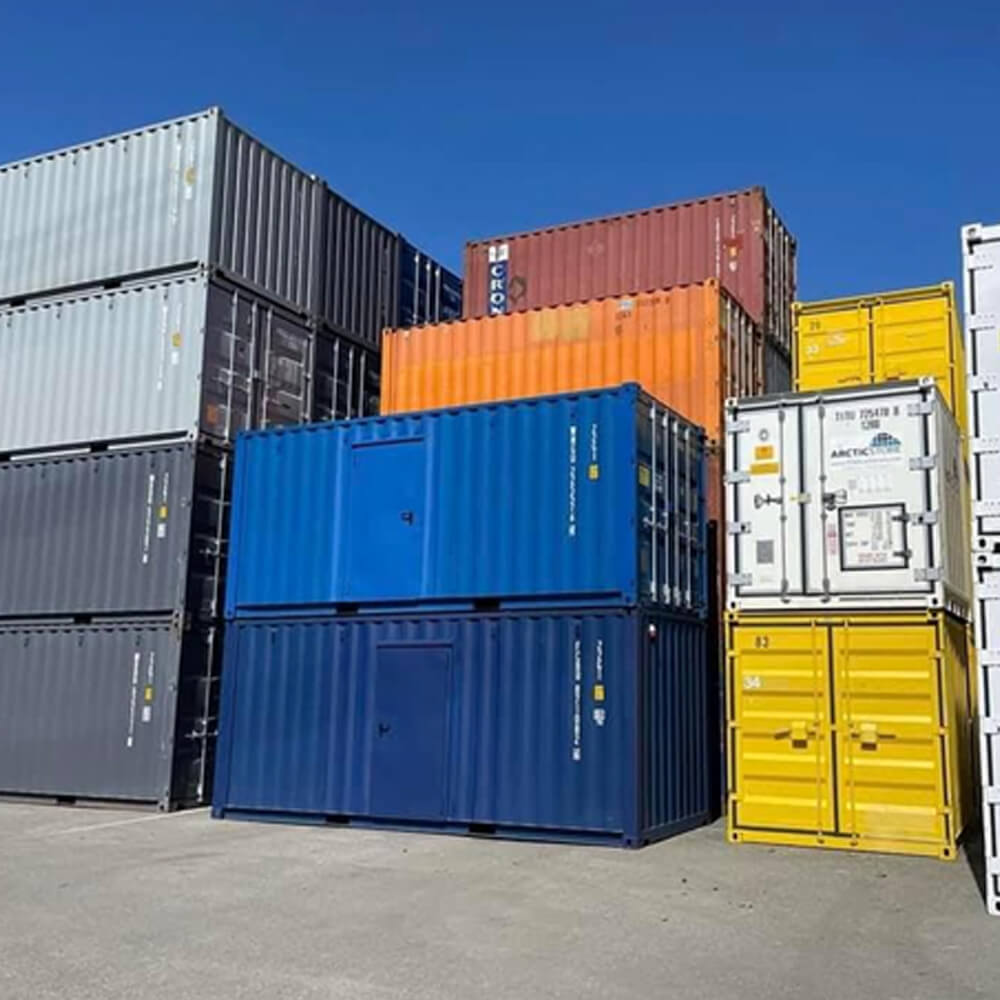 Shipping containers supplied to Pacific Islands from Christchurch New Zealand