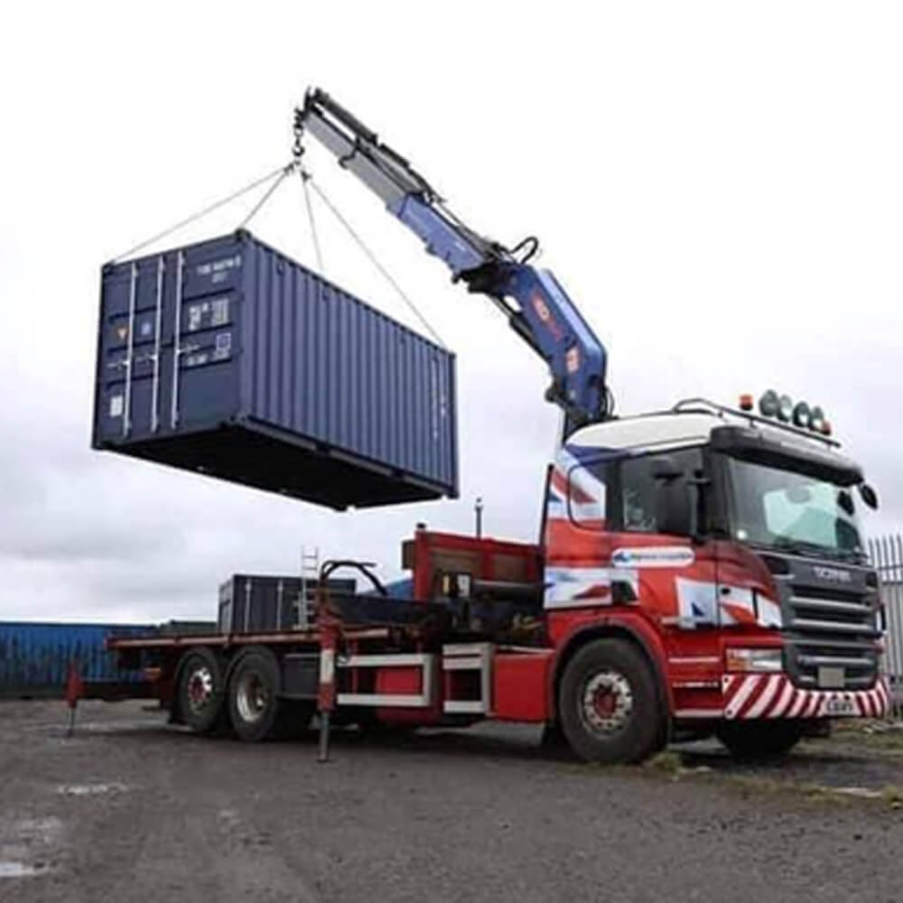 Shipping container delivery service across New Zealand from Christchurch