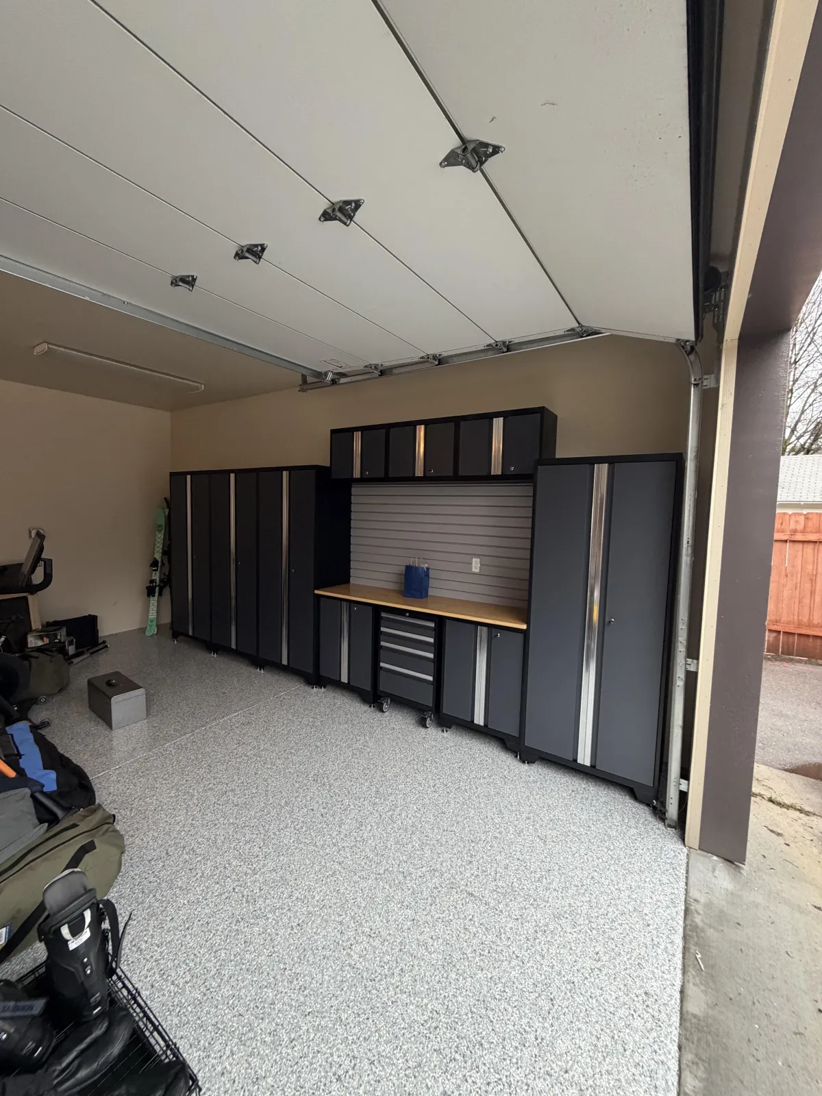 Garage cabinets