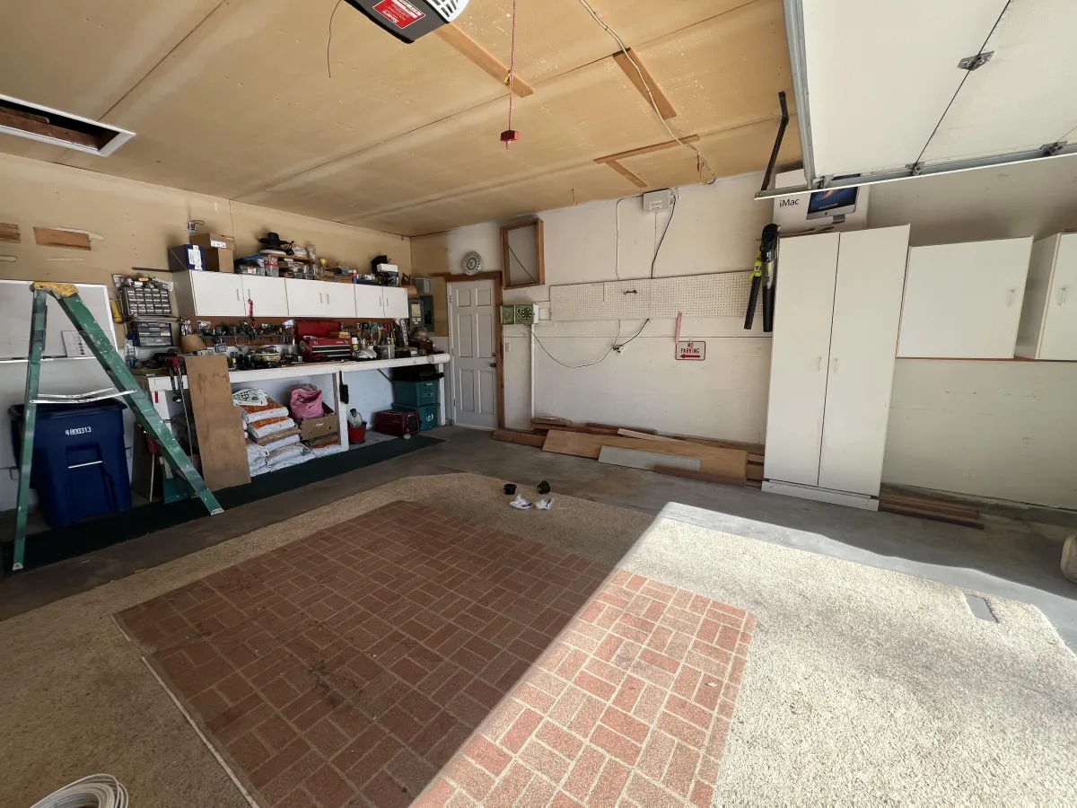 Before and After on a 2Car Garage in Boise