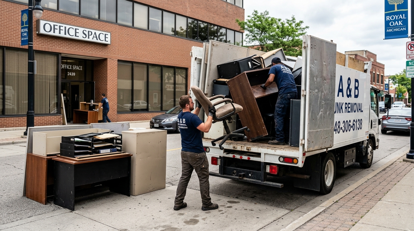 Office Furniture Removal for Businesses in Royal Oak | A & B