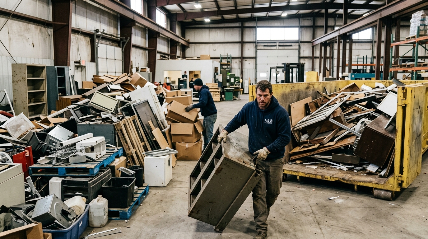 Warehouse Cleanouts for Large Facilities in Michigan | A & B Junk Removal