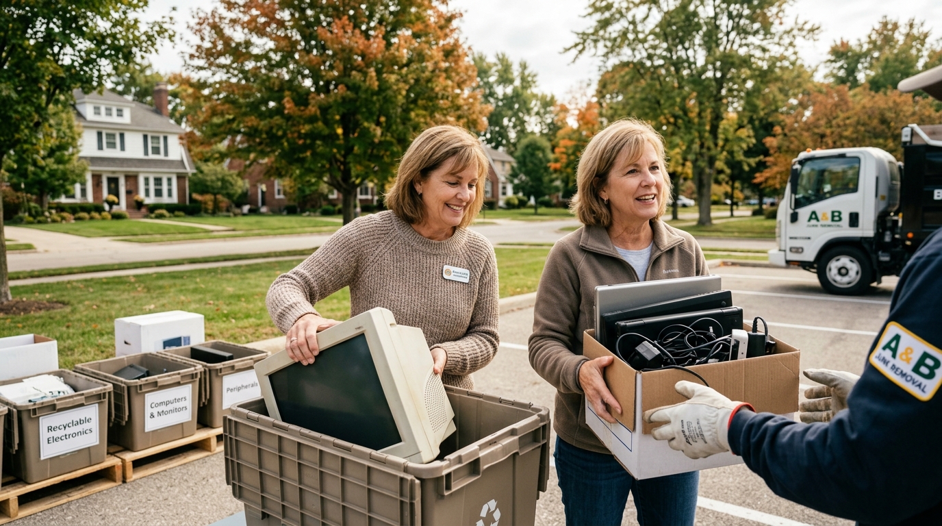 Best Ways to Recycle Electronics in Beverly Hills MI | A & B Junk Removal