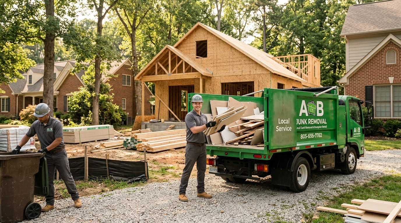 Construction Site Debris Removal for Local Builders | A & B Junk