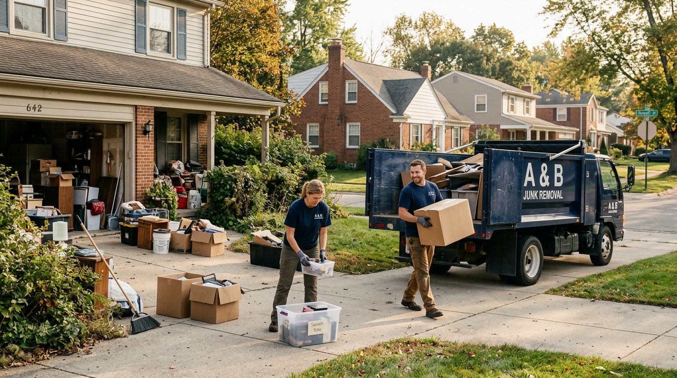 Hoarder House Cleanup Services in Howell MI | A & B Junk