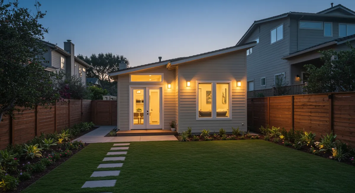 Detailed interior finishing work in a luxury ADU in San Diego showcasing craftsmanship and modern design