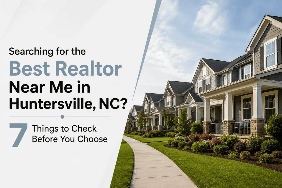 Best Realtor near me in Huntersville NC