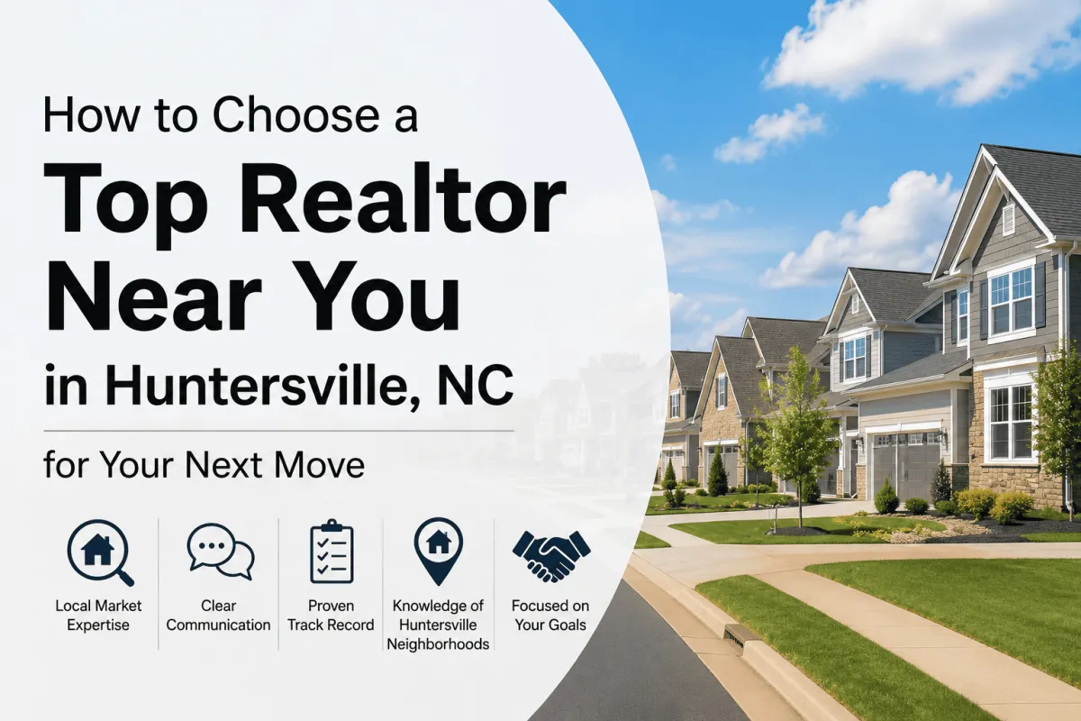 Top Realtor Near You in Huntersville NC for Buying or Selling a Home