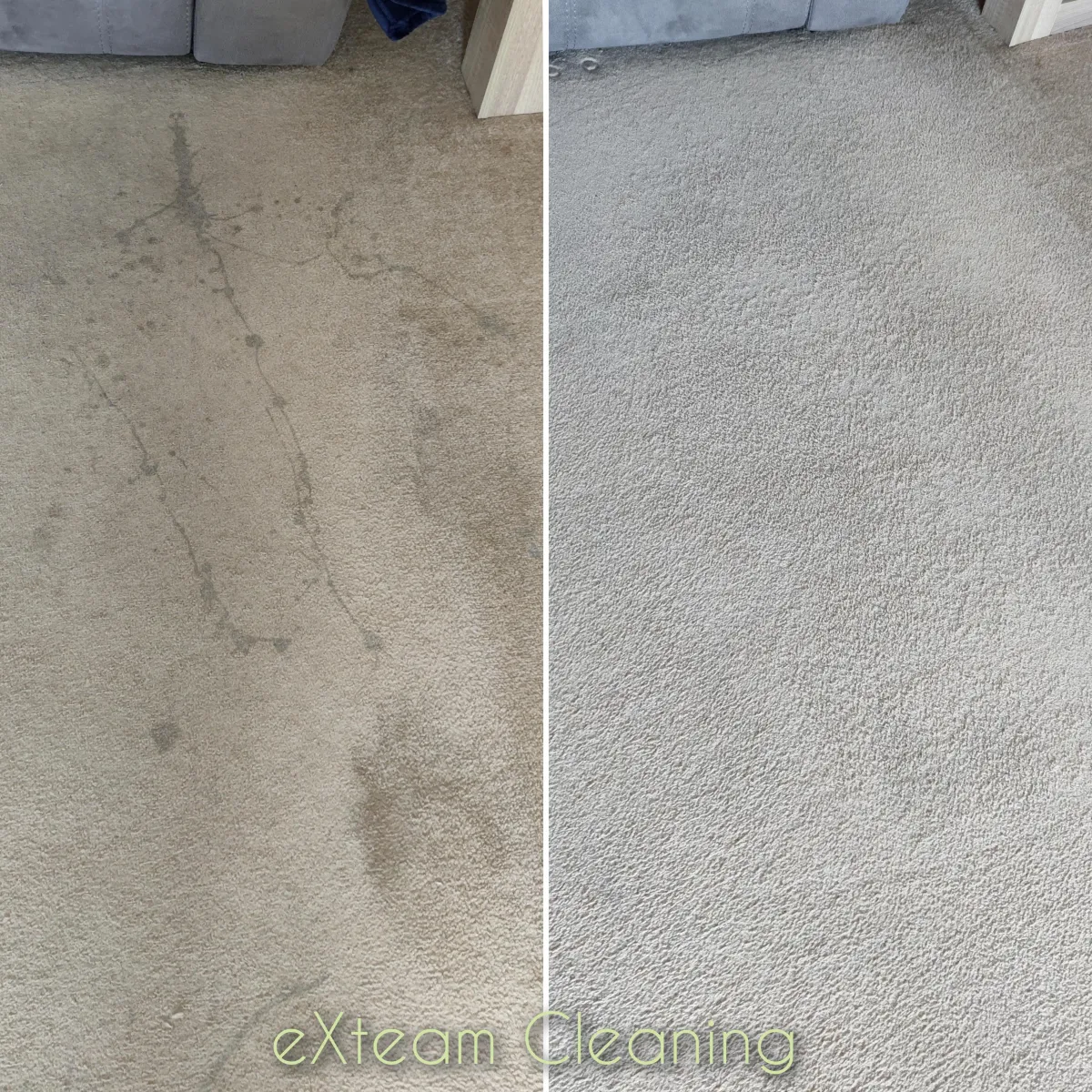 Carpet Steam cleaning in Worthing living room