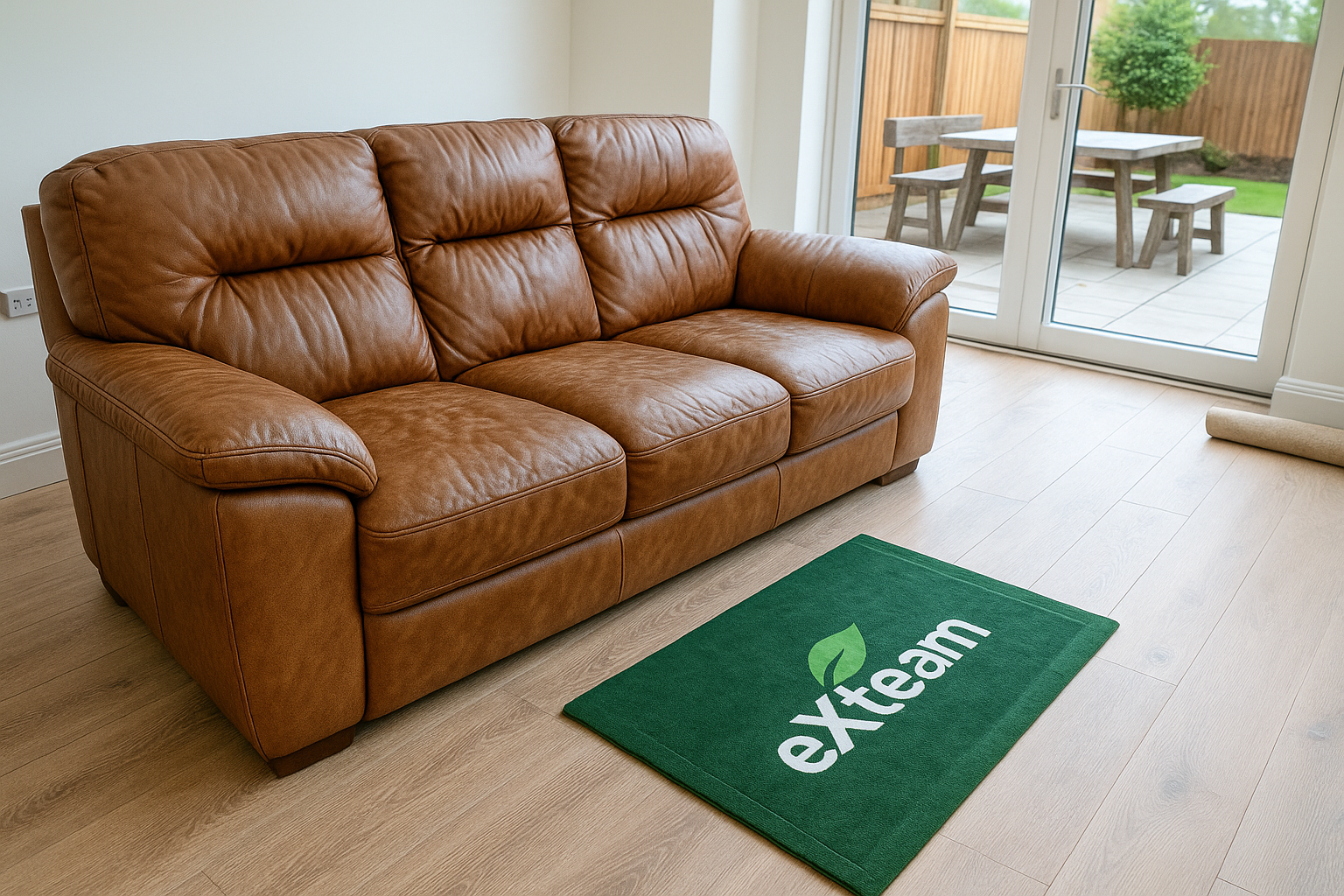 After Builders Leather Furniture Cleaning