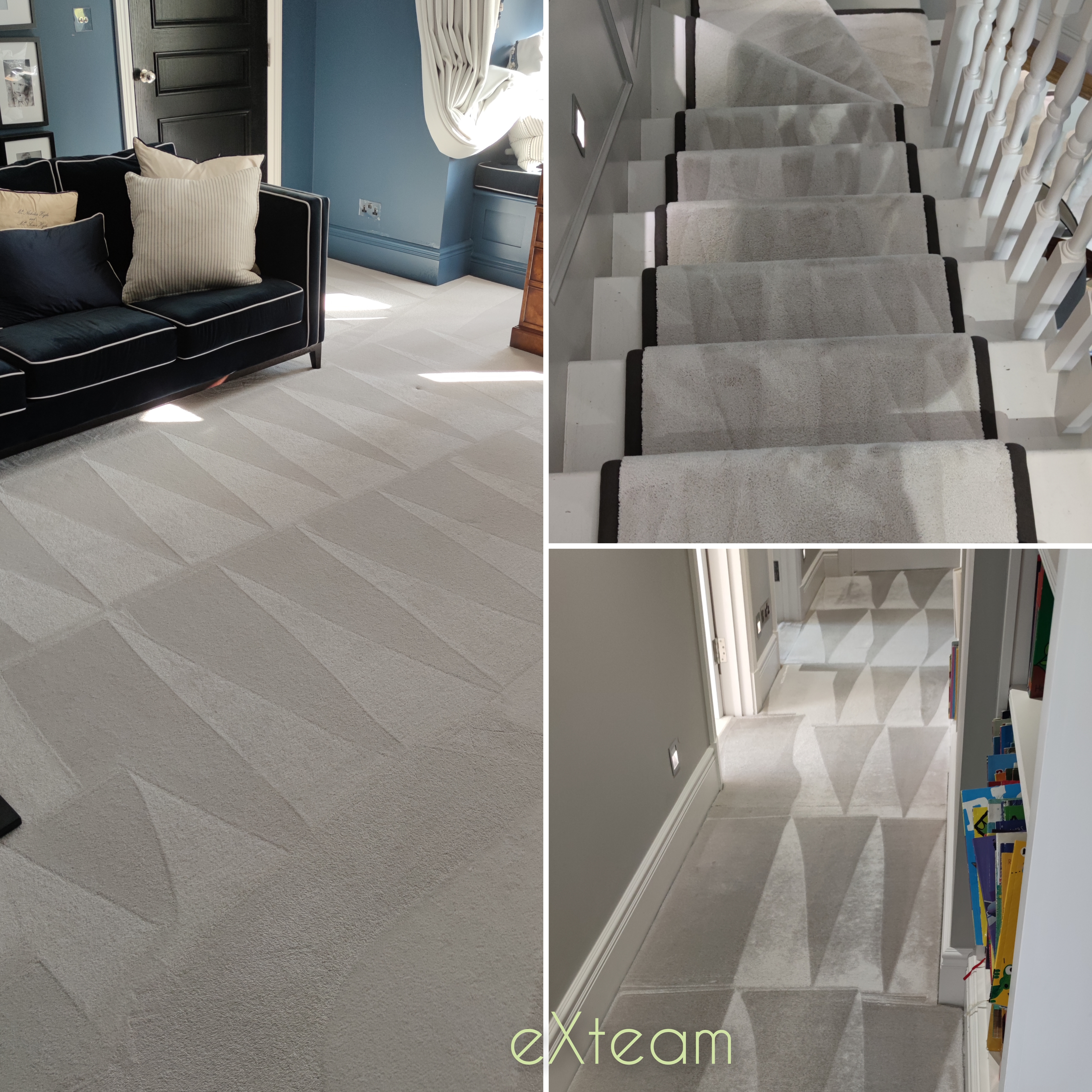 Carpet restored with professional cleaning methods